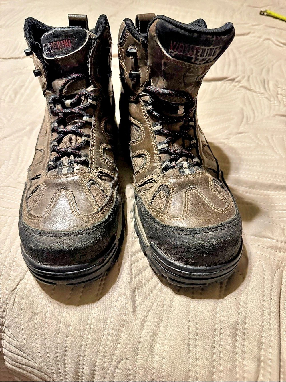 Wolverine work boots Brown & Black US 8.5 D